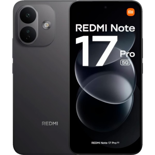 Xiaomi redmi note 17 pro 5g negro / 8+512gb / 6.83" amoled 120hz full hd+